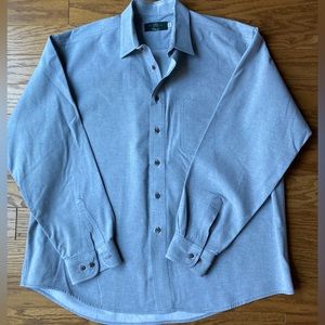 Men’s Gray Orvis Long Sleeve Button Up